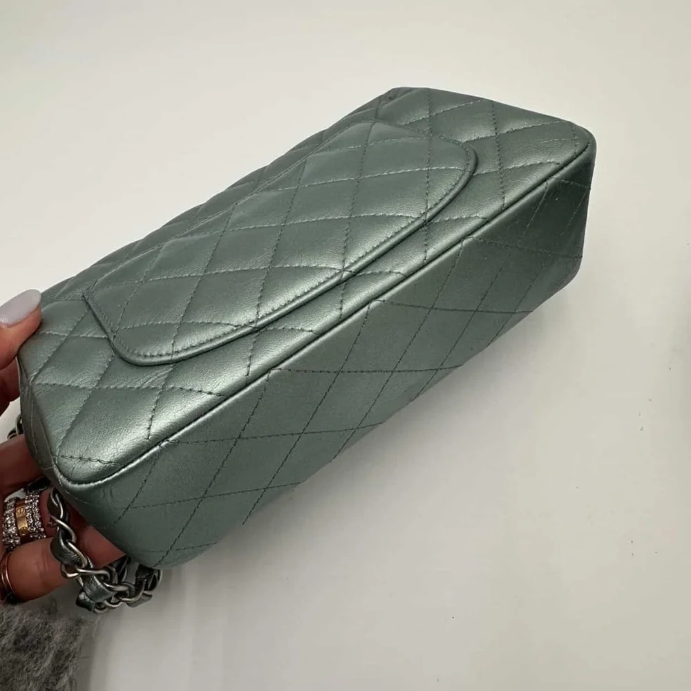 Chanel Classic Flap Pale Green - RARE COLOR